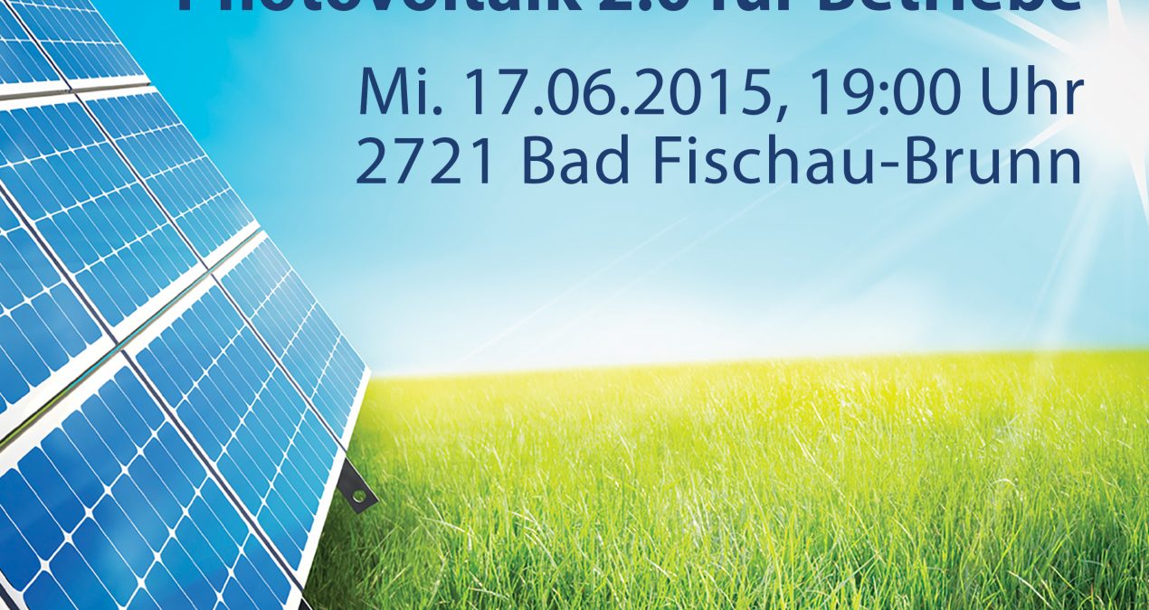 PV 2.0 für Betriebe in Bad Fischau-Brunn