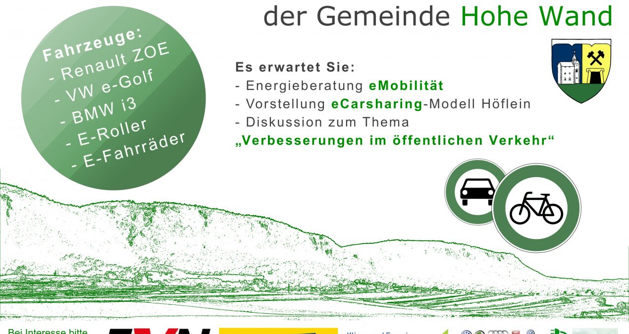 e-mobile Testaktion, Hohe Wand