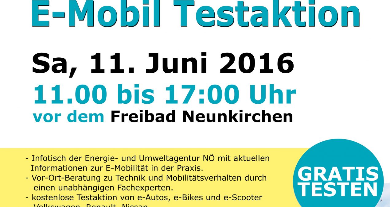 E-Mobil Testaktion, Neunkirchen