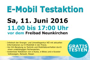 E-Mobil Testaktion, Neunkirchen