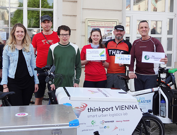 Mit E-Lastenrädern von Wien aus zum Österreichischen Radgipfel nach Graz