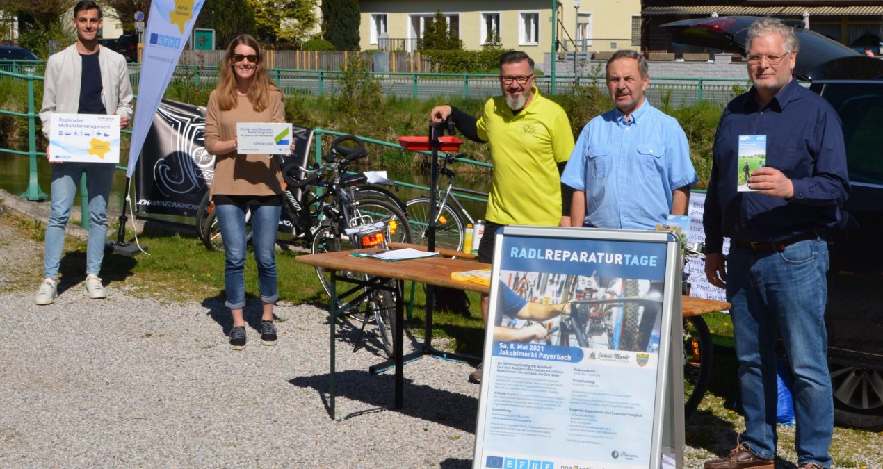 Mit dem Rad auf Einkaufsfahrt!