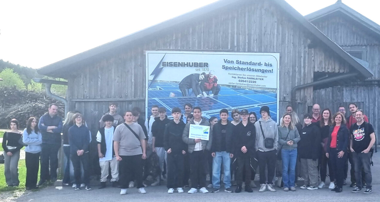 Klimaschulen-Projekt – Poly Ternitz und Poly Gloggnitz besuchten Vorzeigebetriebe